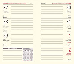 Kalendarz A6 tygodniowy Vivella 2025